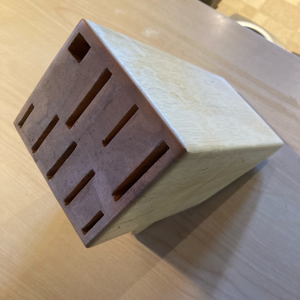 J.A. henckels  Wooden Knife Block 9 slot